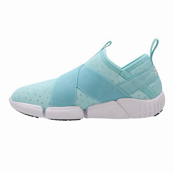 Sapatos De Estilo De Vida Fila Menina Turquesa - Fila Slick Aqua Kd Outlet Portugal,YLGC-57149